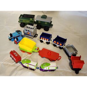 Mixed Assortment of Train Cars – Toy Vehicle Lot